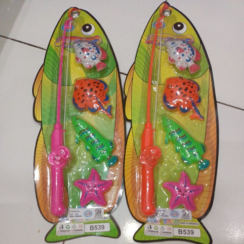 Mainan Pancing 4 ikan tanpa jala B539