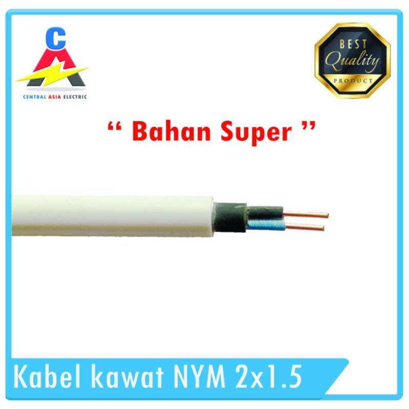 Kabel Listrik Kawat NYM Super 2 x 1.5 (300 Meter)