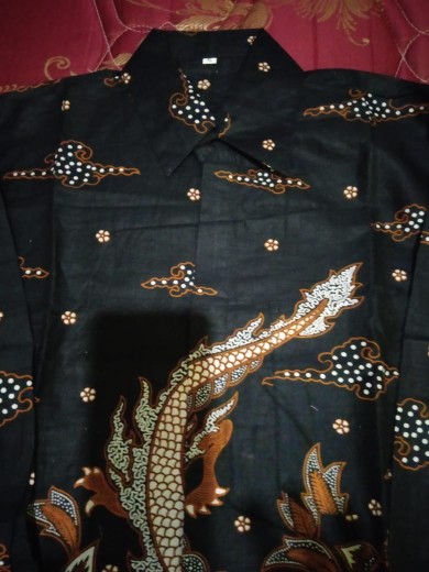 Baju Batik Pria Slimfit Big Size M L Xl Xxl Atasan Kemeja Batik Lengan Panjang Original