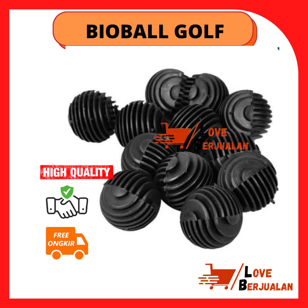 Eceran Bio Ball bioball Media Filter Aquarium Kolam 3 cm GOLF RAMBUTAN SPIKE