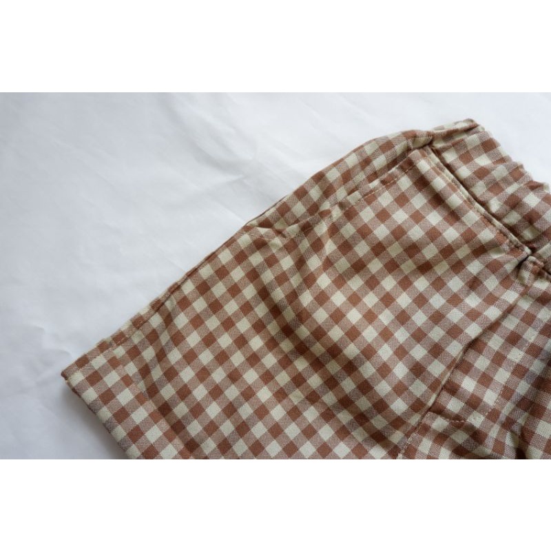 KIDFUNkids | HOP pants | Celana pendek anak kotak | celana vintage anak