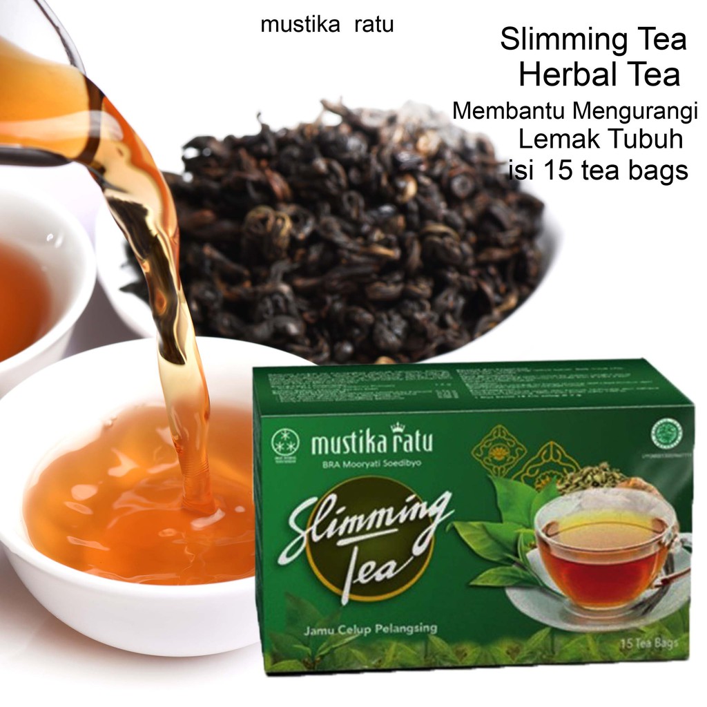 Mustika ratu / Slimming Tea / Herbal Tea / Teh Celup / 15tea bags