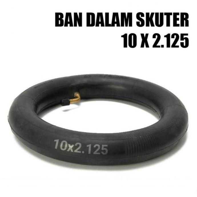 Ban Dalam Skuter Listrik 10 x 2.125 Pentil Bengkok