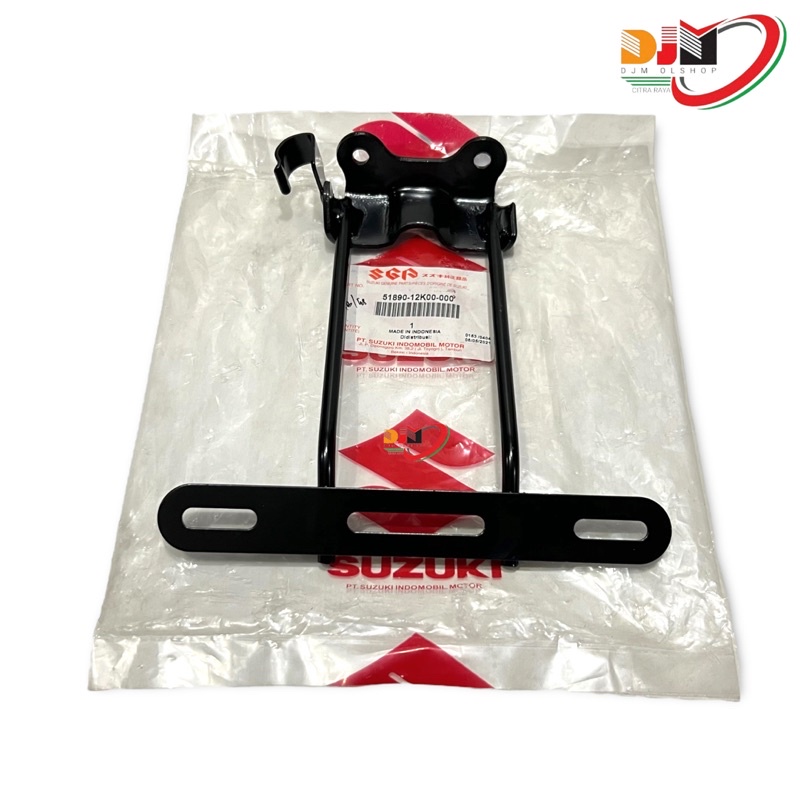 Breket Dudukan Plat Nomer Suzuki Satria Fu Fi Injeksi Original SGP 51890-12K00-000