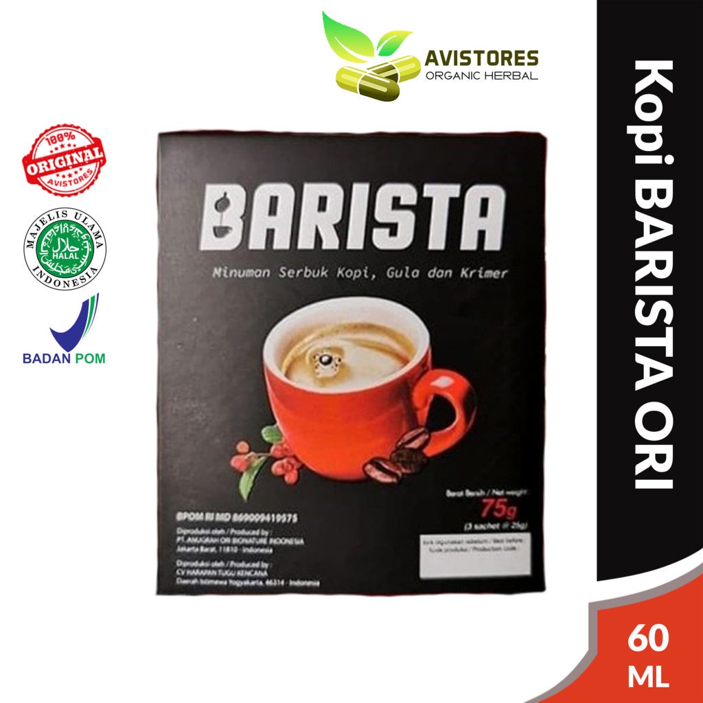 

Kopi Barista Stamina Kejantanan Coffee Original Isi 1 Box 3 Sachet