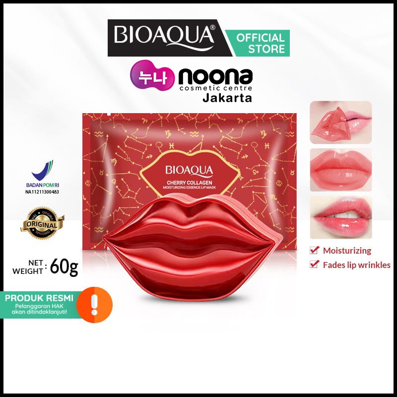 BIOAQUA LIP MASK CHEERY COLLAGEN MOISTURIZING ESSENCE LIP MASK