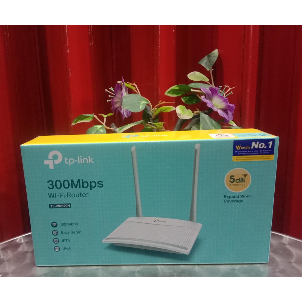 WR820N | ROUTER WIRELESS TP-LINK TL-WR820N 300 MBPS 2 ANTENA ORIGINAL RESMI