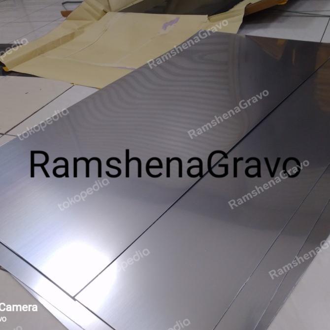 

Office & Stationery | Document Organizer | Gravo/Bahan Name Tag/Gravoply Laser/Silver Hairline/60X120Cm Tebal 1.5 | Best Seller