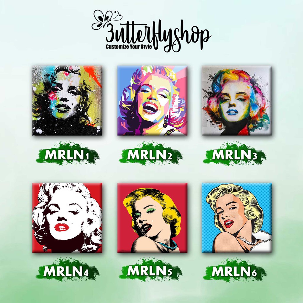 [DECOR] Marilyn Monroe art dekorasi foto hiasan dinding poster tempelan Pajangan kayu