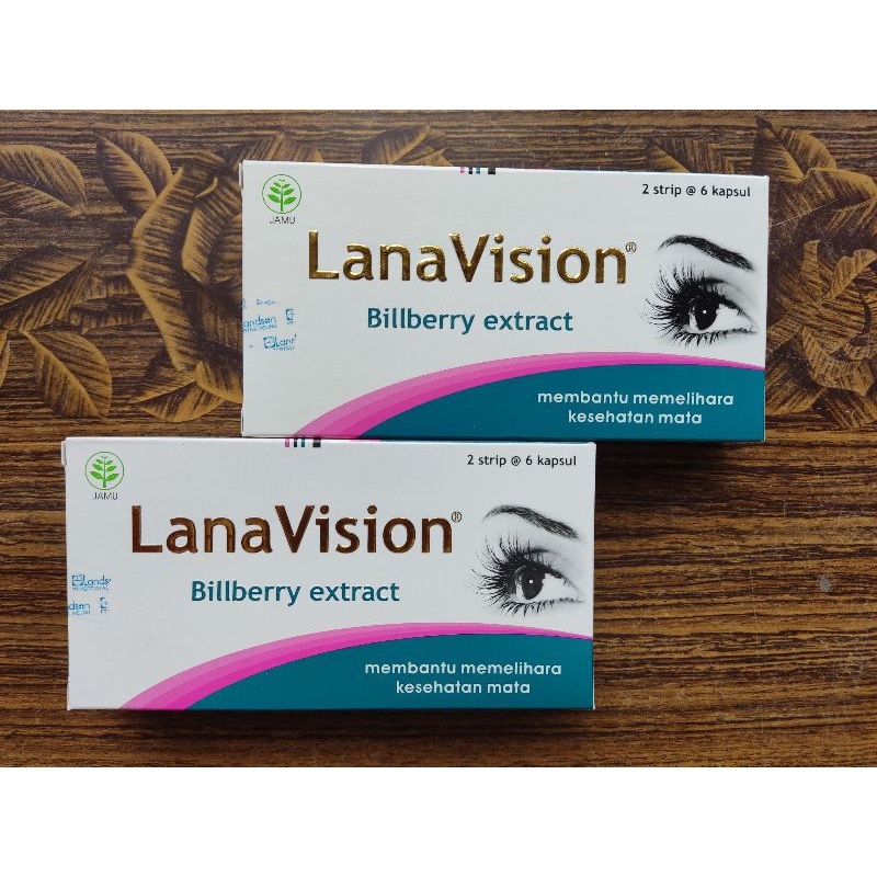 Lanavision vitamin mata 1box 12 kapsul