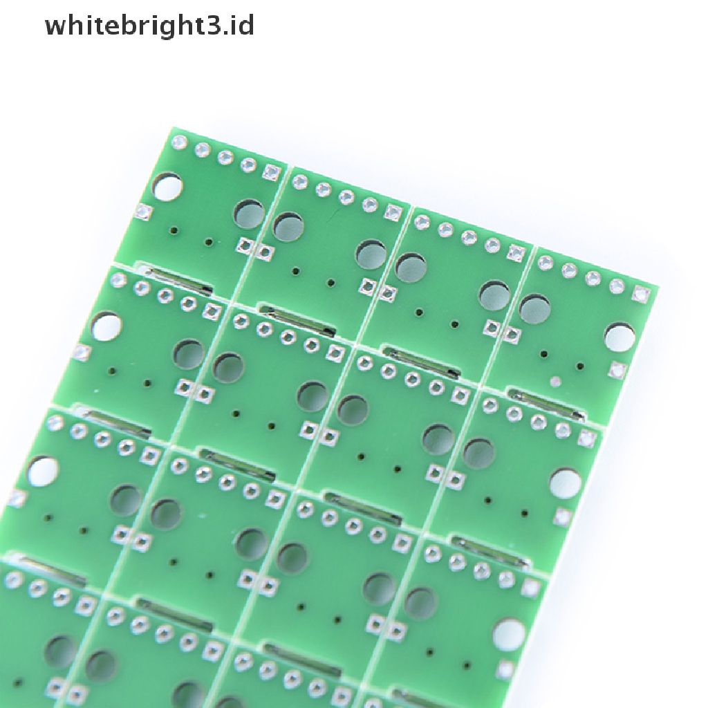 (whitebright3.id) 20pcs Papan Modul adapter Konektor micro usb Ke DIP 2.54mm female 5-pin