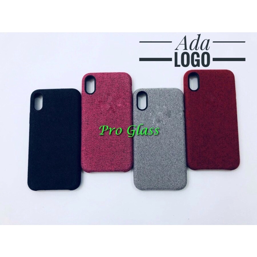 C203 IP X / XS / XR / XS MAX Premium Canvas Case - Casing kain Canvas Hardcase