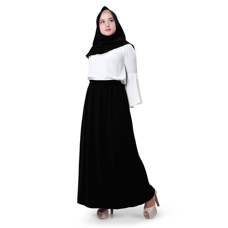 COD - Rok Wolfis Panjang Premium / Rok Polos Panjang Wolfis Wolvis Skirt