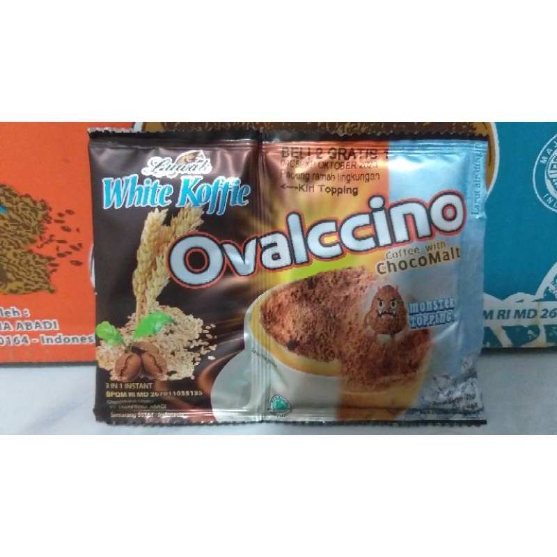 

ovalccino luwak white coffie 25gr BISA COD