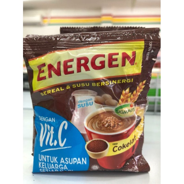 

ENERGEN CEREAL INSTANT CHOCALATE ISI 10
