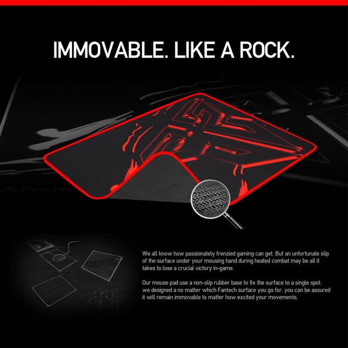 Fantech Sven MP25 Mouse Pad Gaming Speed Control Small Mousepad