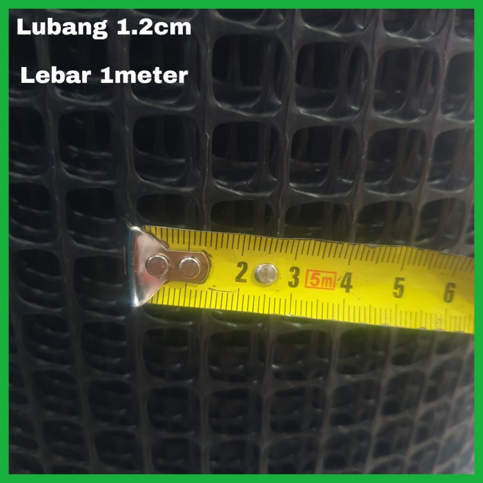 [[BISA COD] kawat jaring plastik hdpe bentuk kotak 1/2 inch