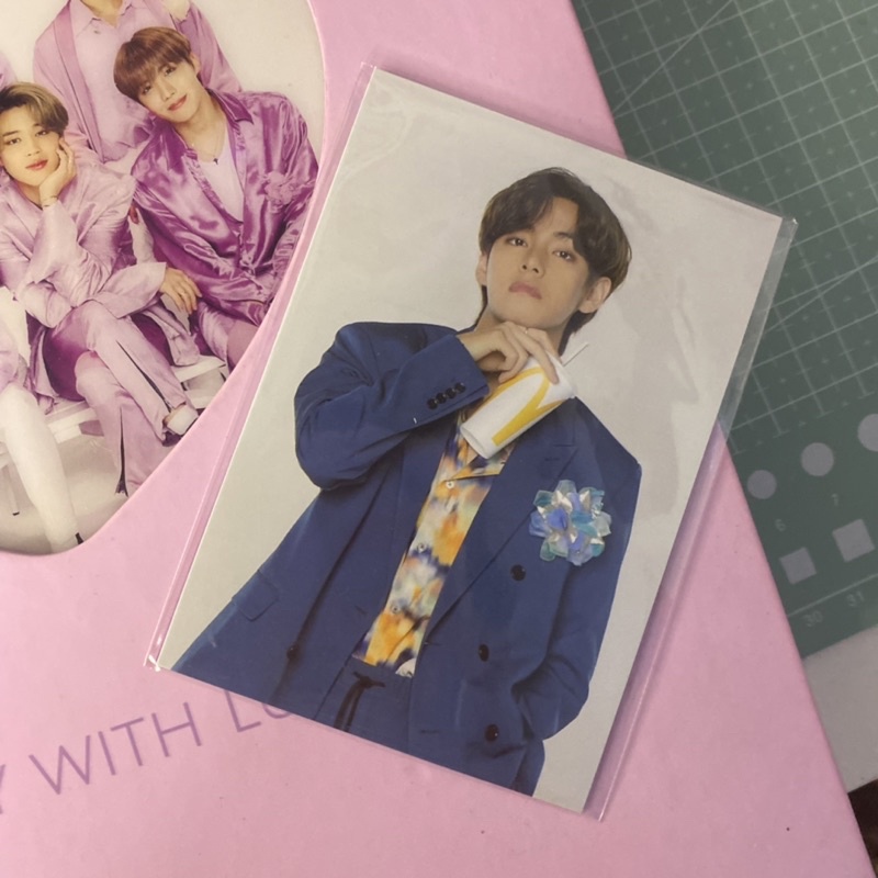 BTS Mcd photocard taehyung pc bts v pc mcdonald’s taehyung