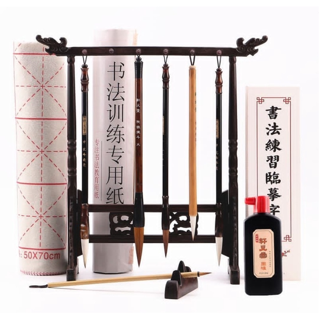 

CHINESE CALLIGRAPHY | Pengantung Kuas Kaligrafi (bisa menggantung 12 kuas)