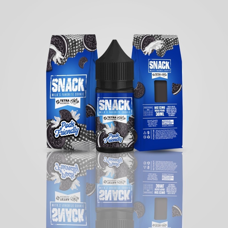 SNACK PODSFRIENDLY SERIES V1 V2 V3 12MG 30ML BY TETRA X VAPE ON