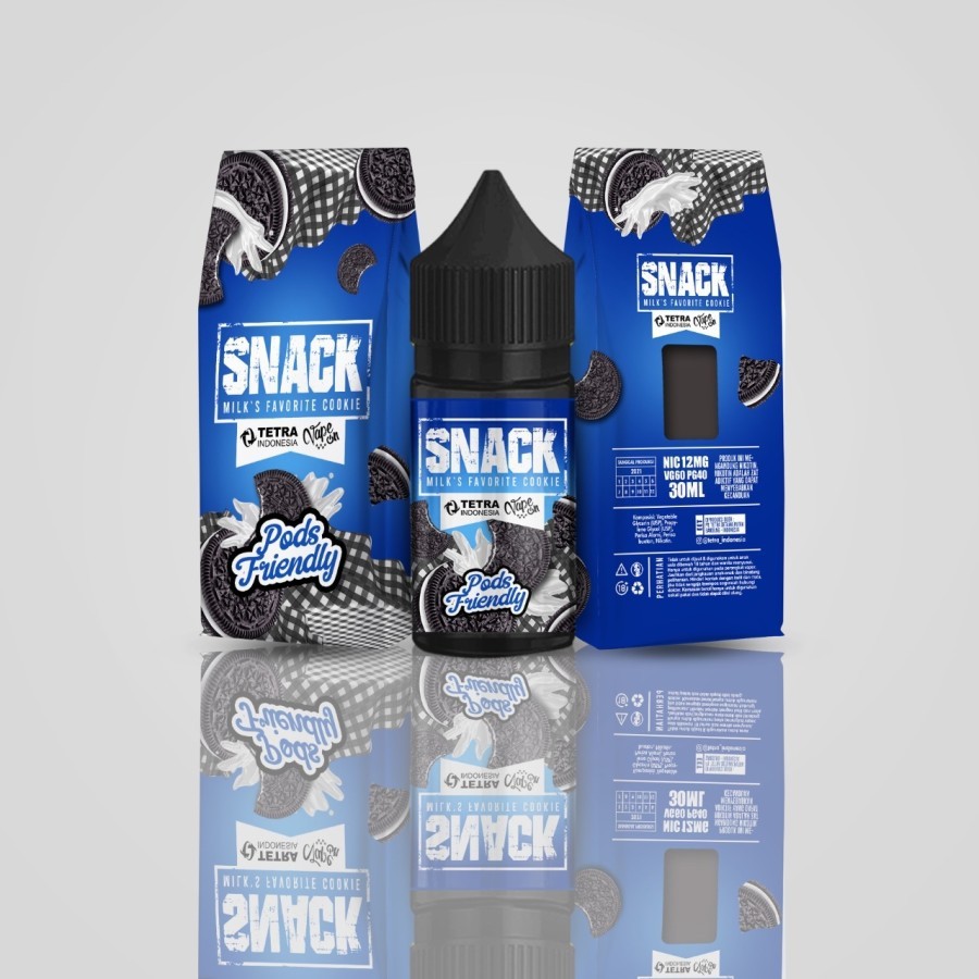 SNACK PODSFRIENDLY SERIES V1 V2 V3 12MG 30ML BY TETRA X VAPE ON