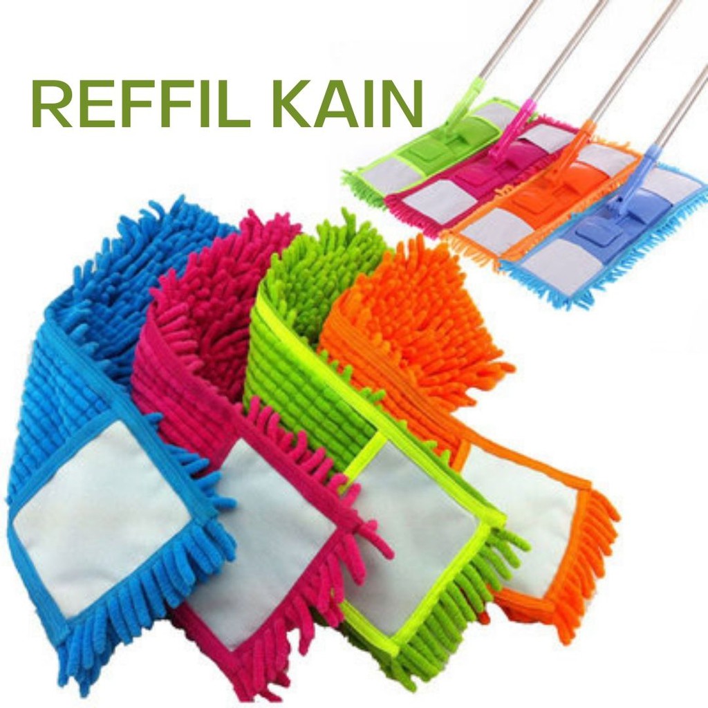 Refill Kain Pel Sapu Debu Microfiber / Cendol | Shopee Indonesia