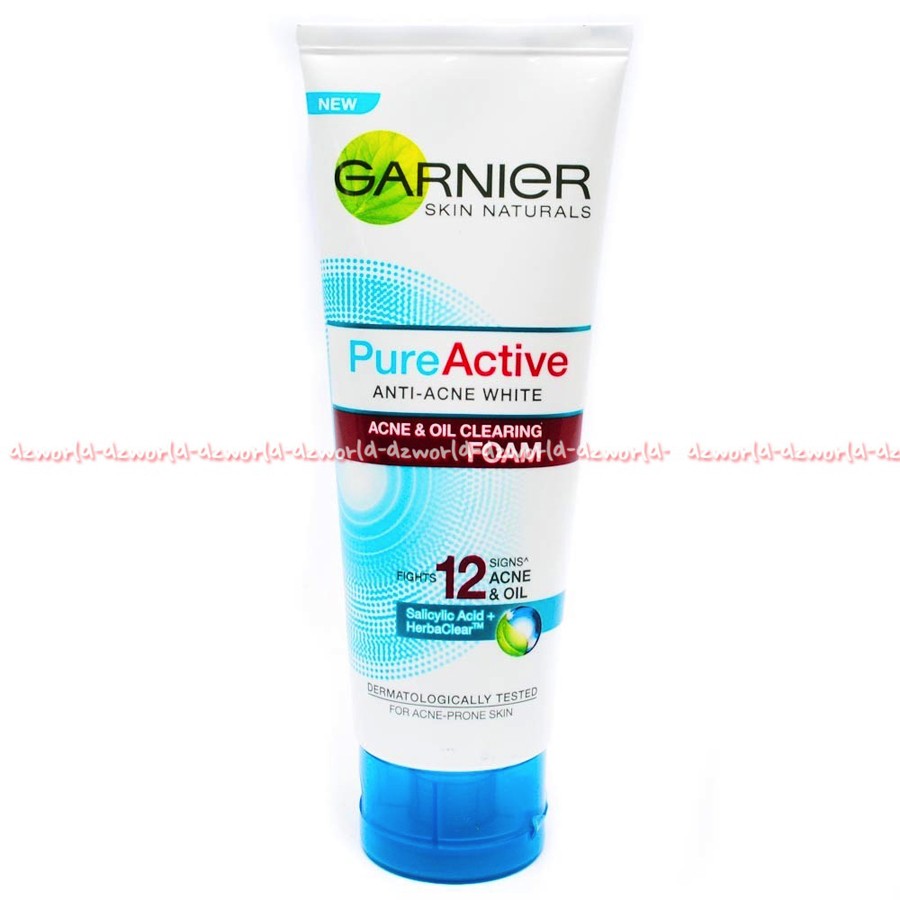 Garnier 100ml Pure Active Anti Acne Sabun Muka Anti Jerawat
