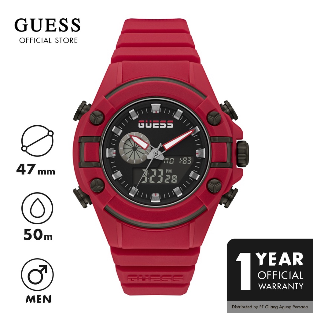 Guess Gents Watch Red G FORCE - GW0269G5