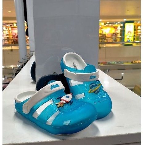 sendal CROCS anak laki /perempuan LIGHTING bubble gummers bata original new collection