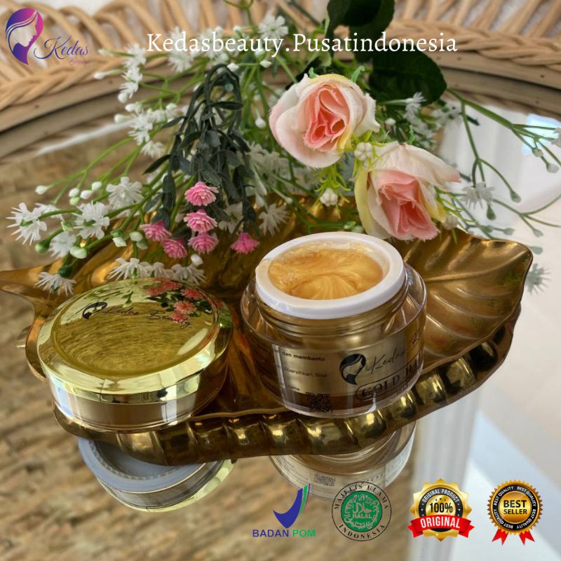 Sabun Kedas Beauty Original BPOM Sepaket Gold Jelly Kedas Beauty Pemutih Wajah Murah Cod-Gold Jelly