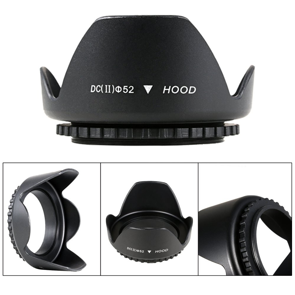 Jual Lenshood Lensa Fix 50mm Yongnuo Canon Lens Hood Prime YN Canon 50