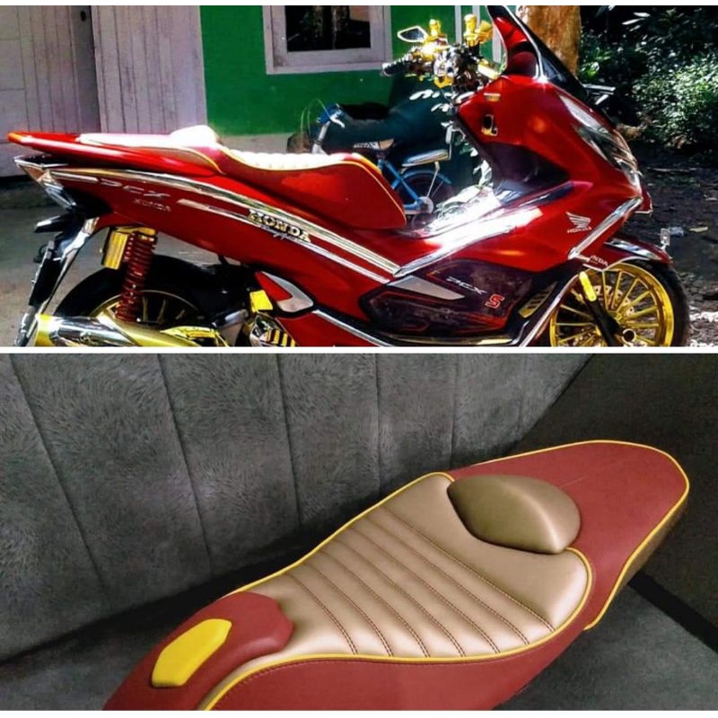Jok honda pcx 150/160 MBTech - Jok PCX Modifikais MBtech - Jok motor PCX tinggal pasang