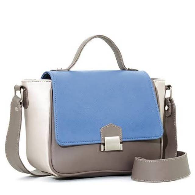 TAS SELEMPANG MEWAH KANTOR BIRU MIRTILLO T5008B6 ORIGINAL SOPHIE PARIS