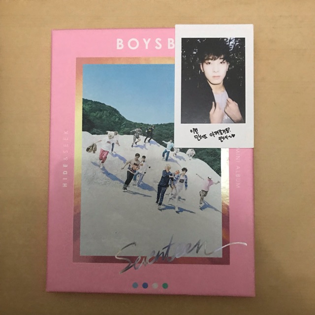 ALBUM SEVENTEEN BOYS BE + PC WONWOO