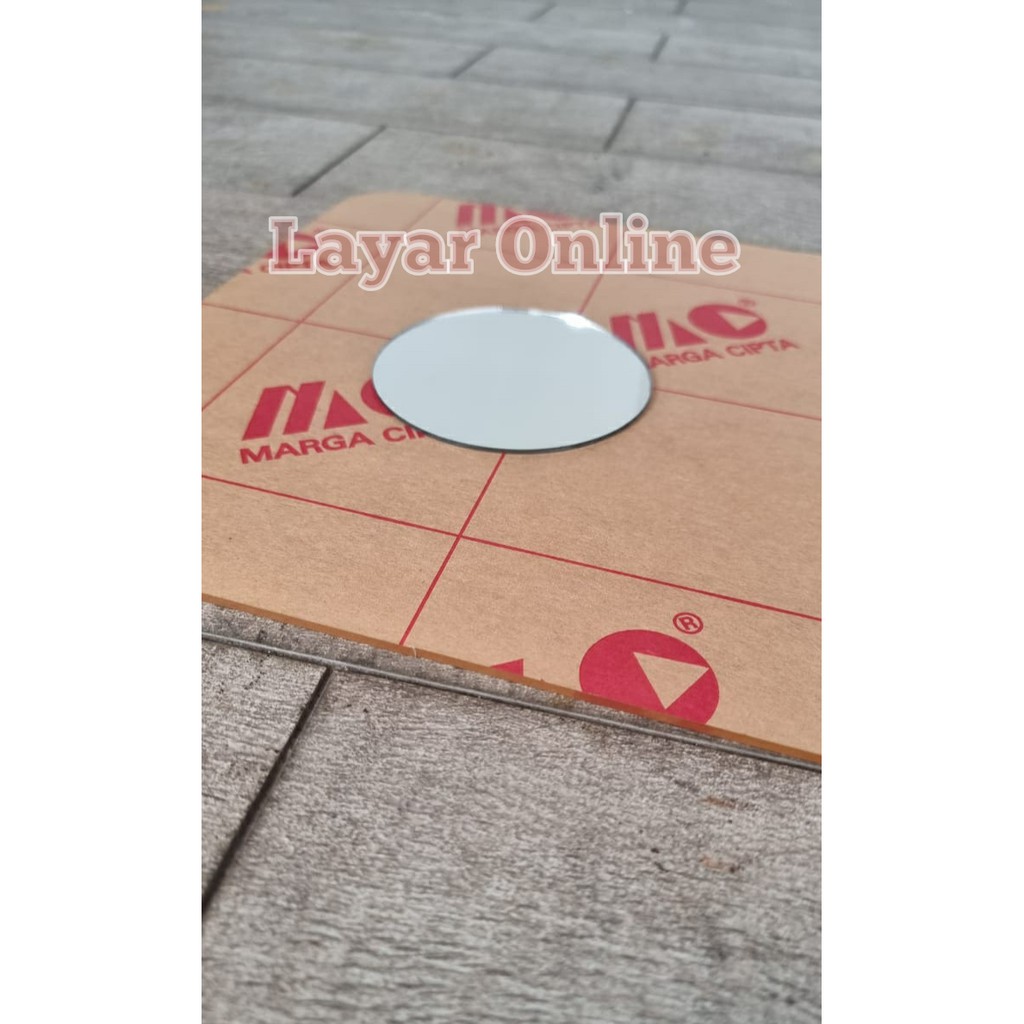 PREMIUM Acrylic Bulat 2mm Mirror Silver Laser Cutting Transparan Akrilik Custom Lingkaran Diameter