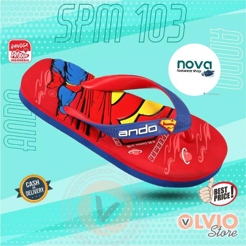 Sandal jepit ANDO SUPERMAN SPM 103