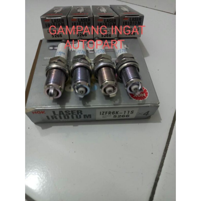 Busi Laser Iridium Set 4pcs Honda Jazz RS City Brio Freed Stream Accord Maestro Cielo Dll ORIGINAL