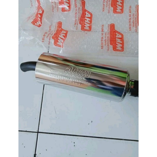 Knalpot AHM Jupiter Z ZR Vega Crypton Smash Bebek 130cc Original Malaysia