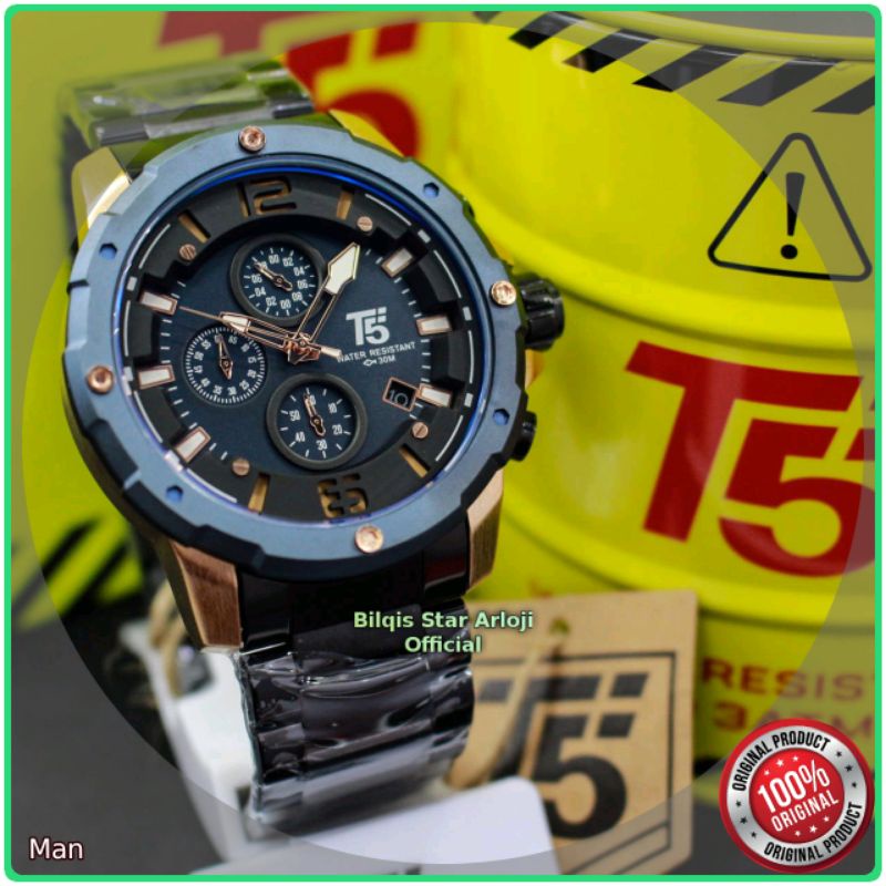 Jam Tangan Couple Murah T5 H3589 Rose Gold (Model Ac 6410) Sepasang Original