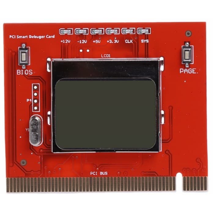 Unik PC LCD PCI Display Komputer Analyzer Debug Card Tester PCLaptopDesktop terbaik