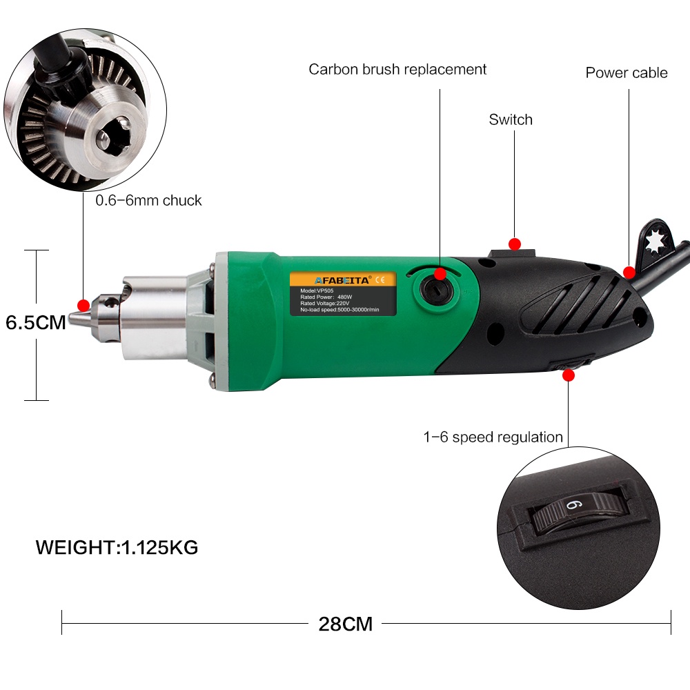 700watt Mesin Mini Grinder 6MM speed small adjustable jade electric grinder cutting speed chuck electric grinder