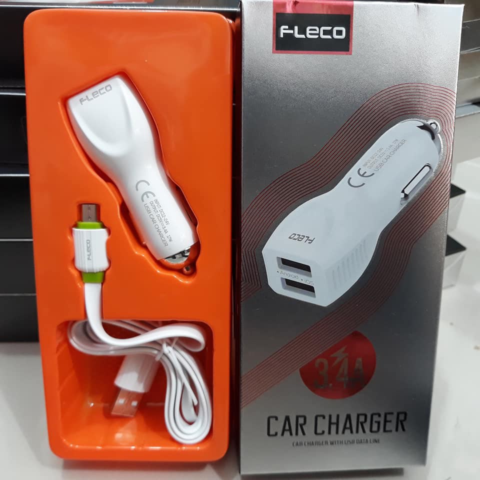 SAVER CAR CHARGER FLECO 3.4A F-112