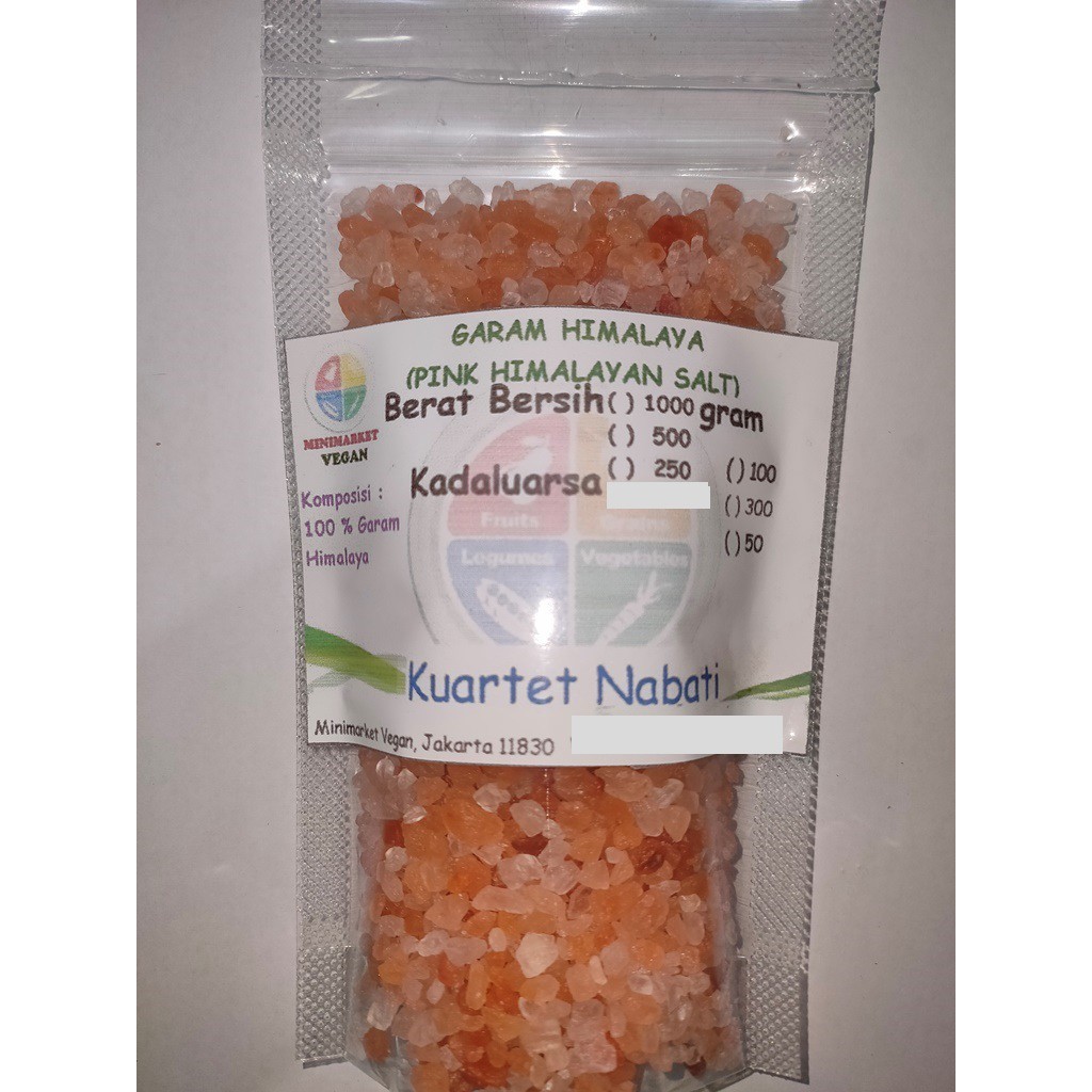 

250gr Himalaya Coarse Salt Garam Himalaya Kasar Himalaya Pink Salt - Kristal - 2-5 mm