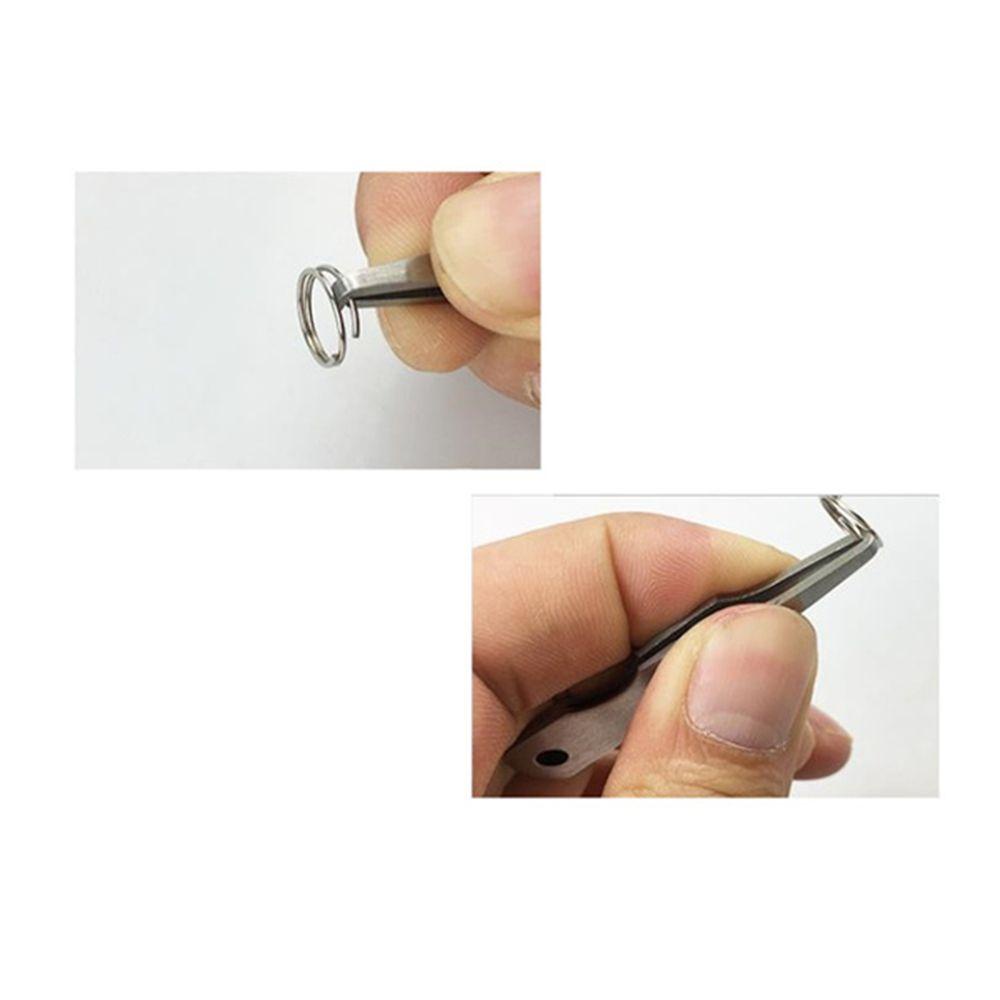 Agustina Pemotong Garis Pancing Tahan Lama Multi Fungsi Alat Pancing Pin Fly Fishing Tang Aksesoris Pancing Hook Eye Cleaner