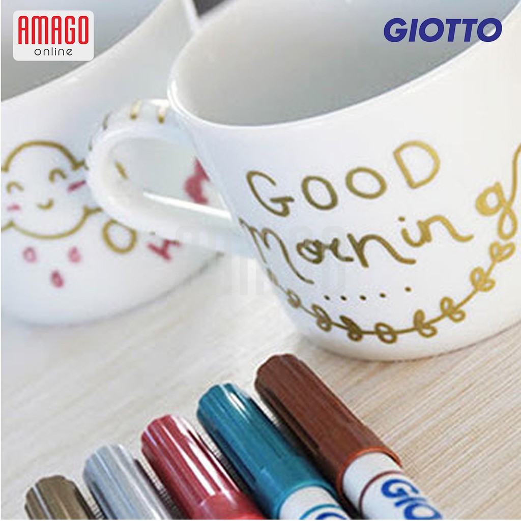 GIOTTO DECOR METAL - FIBER PEN 5 COLORS - 452900