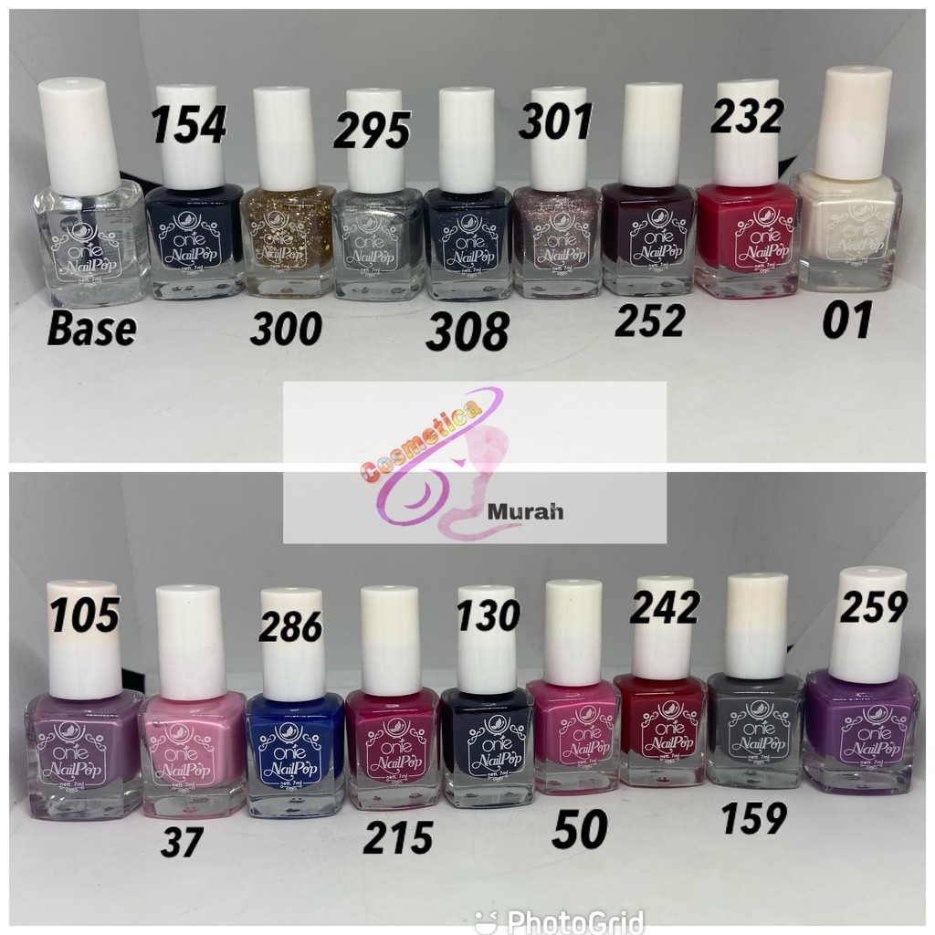 [ bpom / colour series ] kutek onie nailpop / nailpop onie colour seri