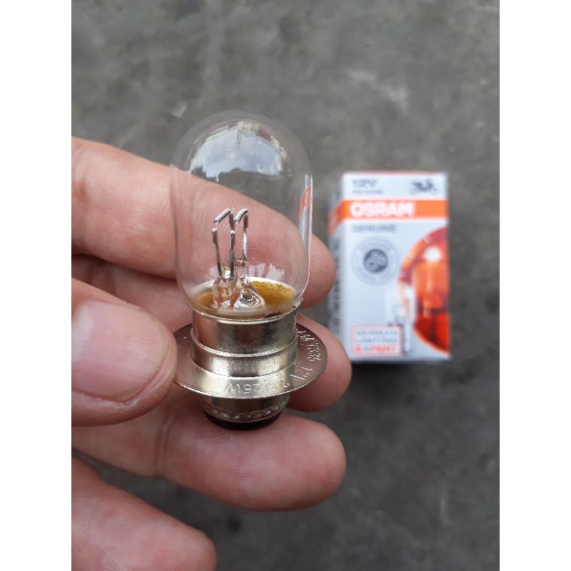 Lampu bohlam dop depan motor non halogen OSRAM