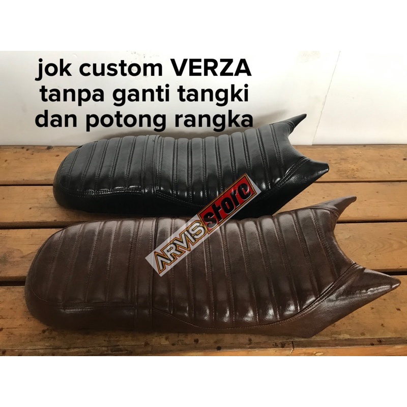 Jok japstyle verza || jok custom verza cb 150 verza tanpa ganti tangki tetap potong rangka tengah