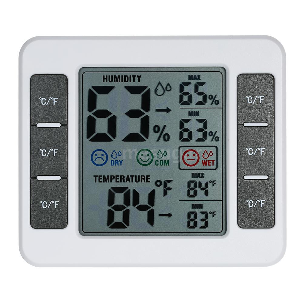 M S Lcd Digital Indoor Thermometer Hygrometer Room Temperature Humidity