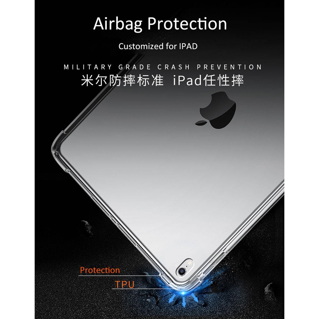 Soft Case Silikon Apple Ipad Pro 12.9 inch 2020 Bening Transparant Airbag Anti Crack